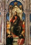 Bartolomeo Vivarini Triptych of St Mark painting